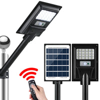 Leier 80 LED Solar Street Light Flood Motion Sensor Remote - ElectronX Plus