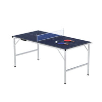 Everfit Table Tennis Ping Pong Table Portable Foldable Family Game Home Indoor - ElectronX Plus