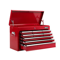 Giantz 9 Drawer Tool Box Cabinet Chest Toolbox Storage Garage Organiser Red - ElectronX Plus