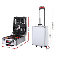 Giantz 786pcs Tool Kit Trolley Case Mechanics Box Toolbox Portable DIY Set - ElectronX Plus