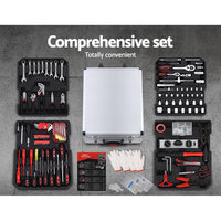 Giantz 786pcs Tool Kit Trolley Case Mechanics Box Toolbox Portable DIY Set - ElectronX Plus