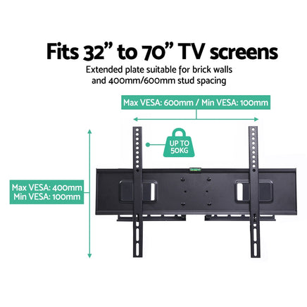 Artiss TV Wall Mount Bracket for 32"-70" LED LCD Full Motion Dual Strong Arms - ElectronX Plus