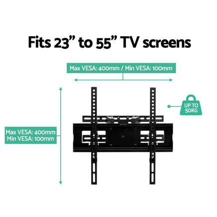 Artiss TV Wall Mount Bracket for 23"-55" LED LCD Full Motion Dual Strong Arms - ElectronX Plus