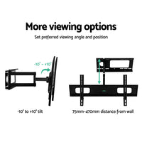 Artiss TV Wall Mount Bracket for 32"-70" LED LCD TVs Full Motion Strong Arms - ElectronX Plus