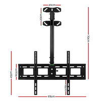 Artiss TV Wall Mount Bracket for 32"-75" LED LCD TVs Full Motion Ceiling Mounted - ElectronX Plus