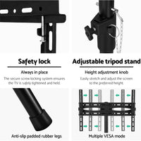 Artiss TV Stand Mount Bracket for 32"-70" LED LCD Tripod Floor Shelf Universal - ElectronX Plus