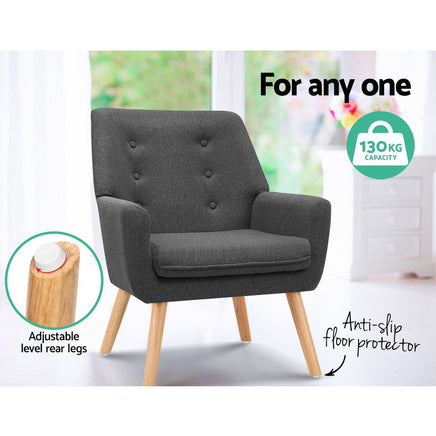 Armchair Tub Single Dining Chair - ElectronX Plus