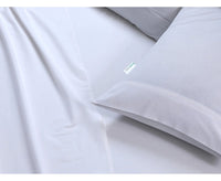 Elan Linen 100% Egyptian Cotton Vintage Washed 500TC White King Bed Sheets Set - ElectronX Plus