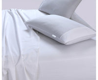 Elan Linen 100% Egyptian Cotton Vintage Washed 500TC White King Bed Sheets Set - ElectronX Plus