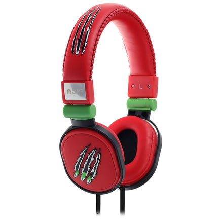 Moki Popper - Claw Red soft cushioned premium DJ Style headphone - ElectronX Plus