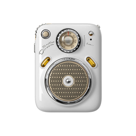 DIVOOM Beetle FM Speaker White - ElectronX Plus