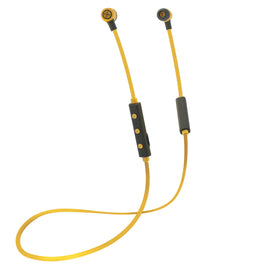 MOKI FreeStyle Bluetooth Earphones - Yellow - ElectronX Plus