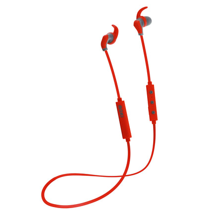 MOKI Hybrid Bluetooth Earphones - Red - ElectronX Plus