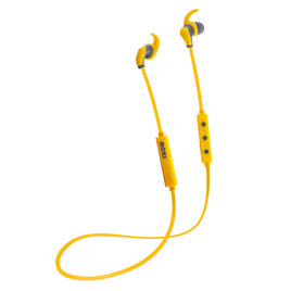 MOKI Hybrid Bluetooth Earphones - Yellow - ElectronX Plus