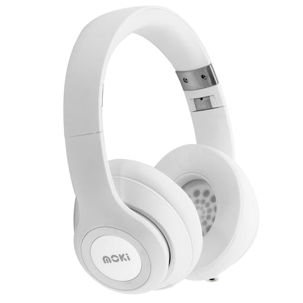 MOKI Katana Bluetooth Headphones - White - ElectronX Plus