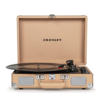 CROSLEY Crosley Cruiser Light Tan - Bluetooth Turntable & Record Storage Crate - ElectronX Plus