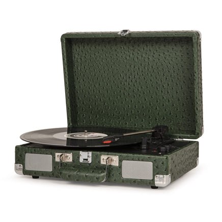 CROSLEY Crosley Cruiser Ostrich - Bluetooth Turntable & Record Storage Crate - ElectronX Plus