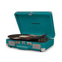 CROSLEY Crosley Cruiser Teal - Bluetooth Turntable & Record Storage Crate - ElectronX Plus