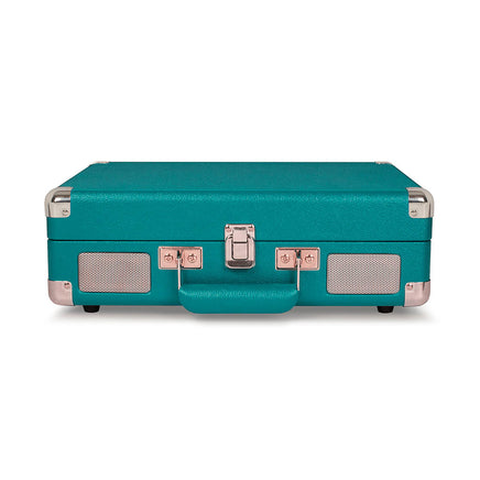 CROSLEY Crosley Cruiser Teal - Bluetooth Turntable & Record Storage Crate - ElectronX Plus