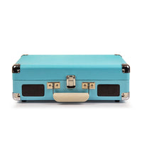 CROSLEY Crosley Cruiser Turquoise - Bluetooth Turntable & Record Storage Crate - ElectronX Plus