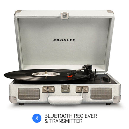 CROSLEY Crosley Cruiser White Sands - Bluetooth Portable Turntable - ElectronX Plus