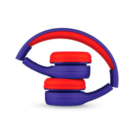 LILGADGET LilGadgets Connect+ Style Childrens Wired Headphones - Blue + Red - ElectronX Plus