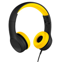 LILGADGET LilGadgets Connect+ Style Childrens Wired Headphones - Black + Yellow - ElectronX Plus