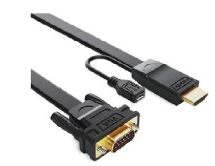 8WARE HDMI to VGA Converter Cable 2m Male to Male - ElectronX Plus