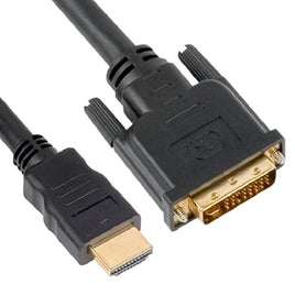 ASTROTEK HDMI to DVI-D Adapter Converter Cable 2m - Male to Male 30AWG OD6.0mm Gold Plated RoHS Black PVC Jacket - ElectronX Plus