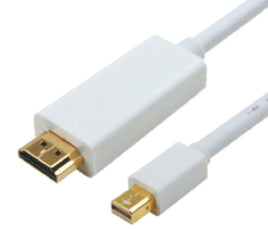 ASTROTEK Mini DisplayPort DP to HDMI Cable 1m - 20 pins Male to 19 pins Male Gold plated RoHSCB8W-RC-MDPHDMI-2 - ElectronX Plus