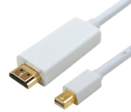 ASTROTEK Mini DisplayPort DP to HDMI Cable 5m - 20 pins Male to 19 pins Male 32AWG Gold Plated - ElectronX Plus