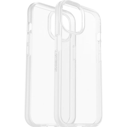 OTTERBOX Apple iPhone 14 React Series Antimicrobial Case - Clear (77-88884), Raised Edges Protect Screen & Camera, Ultra-Slim - ElectronX Plus