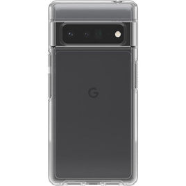 OTTERBOX Google Pixel 6 Pro Symmetry Series Clear Antimicrobial Case - Clear (77-84084), Durable protection, Raised edges protect screen and camera - ElectronX Plus