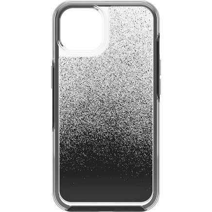 OTTERBOX Apple iPhone 13 Symmetry Series Clear Antimicrobial Case - Ombre Spray (Clear/Black) ( 77-85305), Ultra-thin design - ElectronX Plus