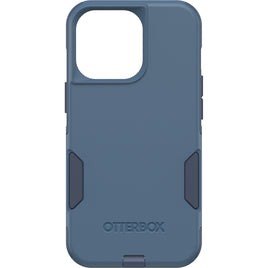 OTTERBOX Apple iPhone 13 Pro Commuter Series Antimicrobial Case - Rock Skip Way (Blue) (77-83440), Wireless Charging Compatible - ElectronX Plus