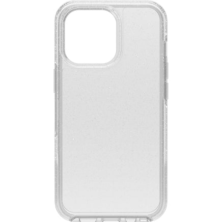 OTTERBOX Apple iPhone 13 Pro Symmetry Series Clear Antimicrobial Case - Stardust 2.0 (77-83494), Wireless charging compatible, Ultra-thin design - ElectronX Plus