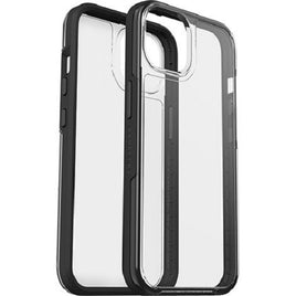 OTTERBOX SEE CASE FOR APPLE iPHONE 13 - Clear/Black(77-85650) - Sustainably made from 50% recycled plastic, Ultra-thin, one-piece design - ElectronX Plus