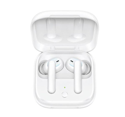 OPPO Enco W51 True Wireless Earphones White - Hybrid Active Noise Cancellation, Qi Wireless Charging Support, IP54 Dust and Water Resistance - ElectronX Plus