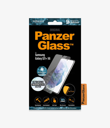 PANZER GLASS Samsung Galaxy S21+ 5G - Fingerprint (7270) 100% touch preservation - ElectronX Plus