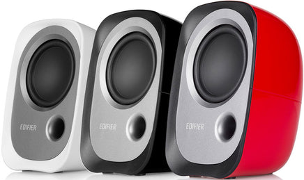 EDIFIER R12U USB Compact 2.0 Multimedia Speakers System (Black)- 3.5mm AUX/USB/Ideal for Desktop,Laptop,Tablet or Phone - ElectronX Plus