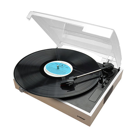 mbeat Wooden Style USB Turntable Recorder - ElectronX Plus