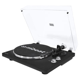 MBEAT PT-18M Bluetooth Turntable Player (MMC, USB, Anti-skating, Preamplifier)--matt black - ElectronX Plus