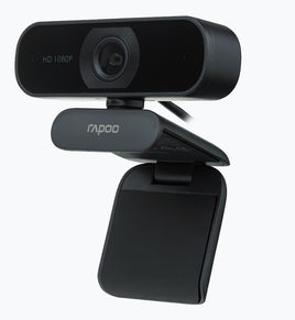 RAPOO C260 Webcam FHD 1080P/HD720P, USB 2.0 Compatible Win7/8/10, Mac OS X 10.6 or above, Chrome OS and Android V5.0 or above - Ideal for TEAMS, Zoom - ElectronX Plus