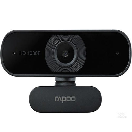 RAPOO C260 Webcam FHD 1080P/HD720P, USB 2.0 Compatible Win7/8/10, Mac OS X 10.6 or above, Chrome OS and Android V5.0 or above - Ideal for TEAMS, Zoom - ElectronX Plus