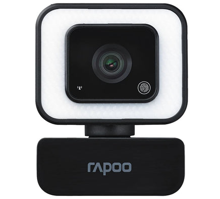 RAPOO C270L FHD 1080P Webcam - 3-Level Touch Control Beauty Exposure LED, 105 Degree Wide-Angle Lens, Built-in/Double Noise Cancellation Microphone - ElectronX Plus