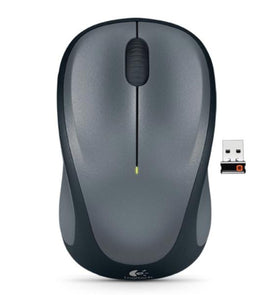 Logitech Wireless Mouse M235, 3 Button, USB Receiver, Scroll Wheel, Colour: Colt Glossy  Black, 1 AA battery pre-installed - ElectronX Plus