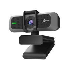 J5create USB 4K Ultra HD Webcam Model: JVU430 - Support 4K at 30FPS or 1080P at 60FPS - Ideal for Live streaming - ElectronX Plus