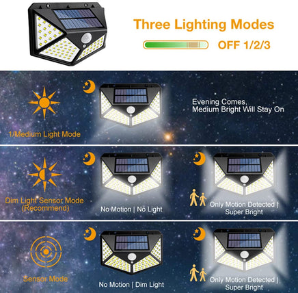 100 Waterproof LED Solar Fairy Light Outdoor with 8 Lighting Modes for Home,Garden and Decoration (4 pack) - ElectronX Plus