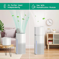 Air Purifier Humidifier Combo, 2-in-1 HEPA - ElectronX Plus