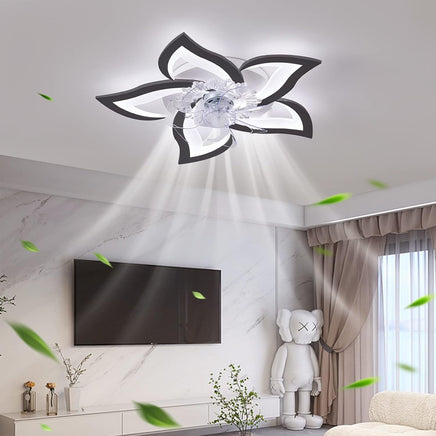 Low Ceiling Light Fan, Low Profile, 6 Wind Speed, 3 Colors (69 cm) - ElectronX Plus